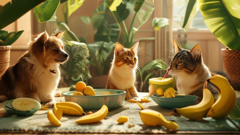 Banana na dieta pet: benefícios nutricionais e cuidados essenciais