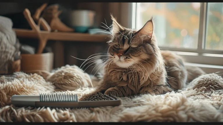 Cuidados essenciais para a troca de pelos dos gatos
