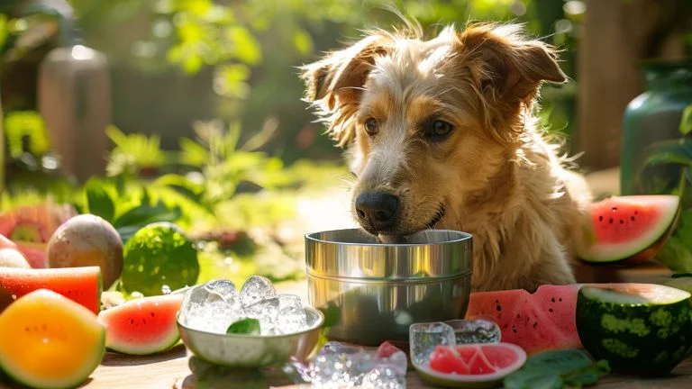 Como manter seu cão hidratado e saudável no verão